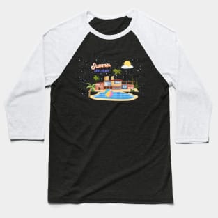 Summer holiday design Baseball T-Shirt